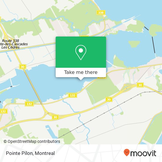 Pointe Pilon map