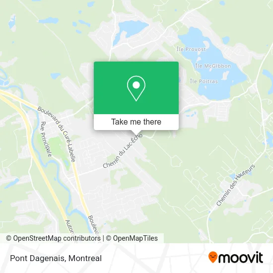 Pont Dagenais map