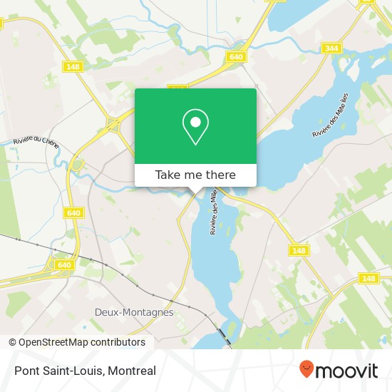 Pont Saint-Louis map