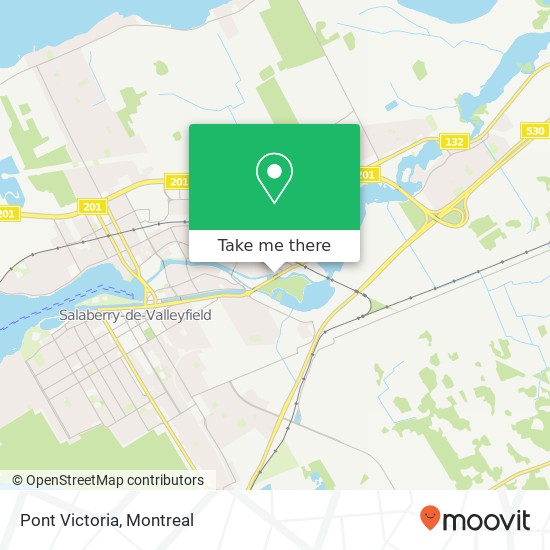 Pont Victoria map