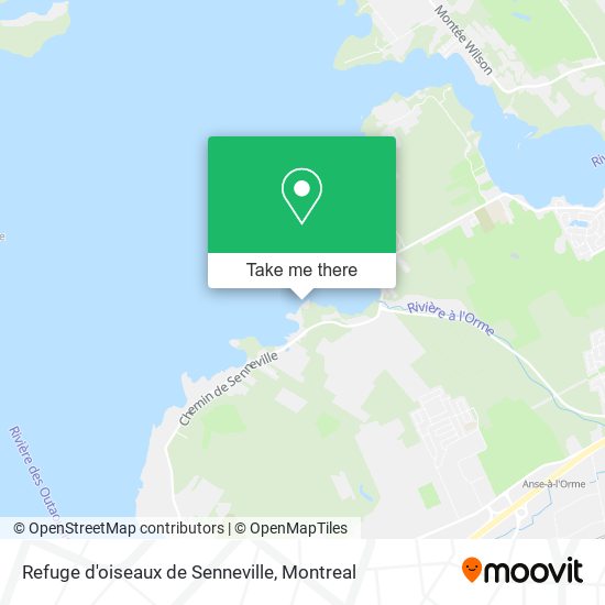 Refuge d'oiseaux de Senneville map