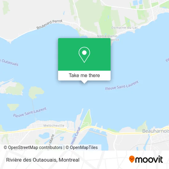 Rivière des Outaouais map