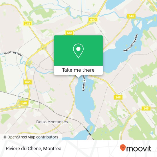 Rivière du Chêne map