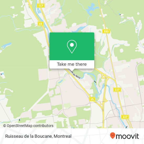 Ruisseau de la Boucane map