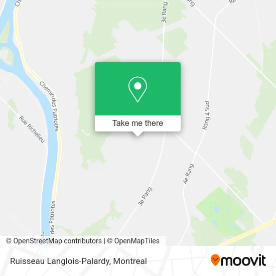 Ruisseau Langlois-Palardy map