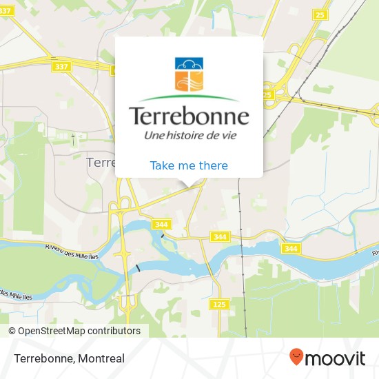 Terrebonne map