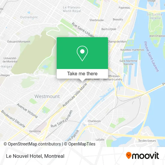 Le Nouvel Hotel map