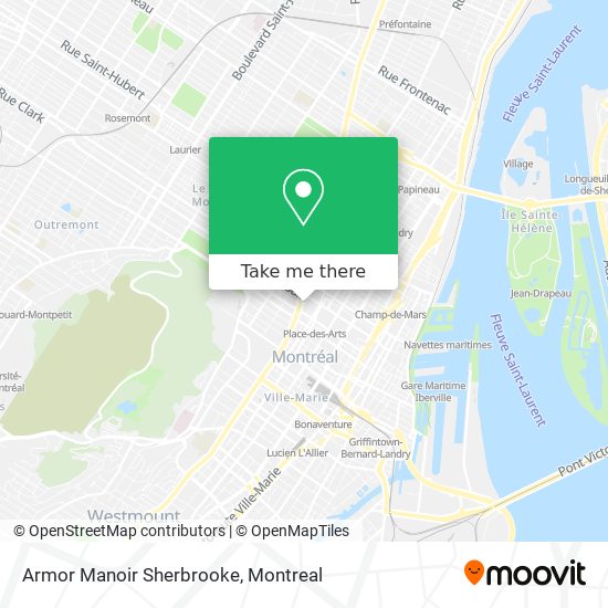 Armor Manoir Sherbrooke map