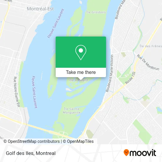 Golf des Iles map