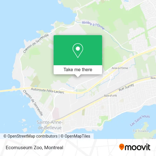 Ecomuseum Zoo map