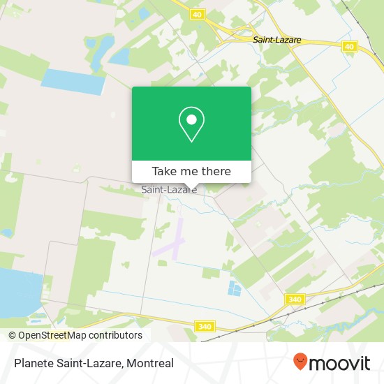 Planete Saint-Lazare, 1625 Chemin Ste-Angélique St-Lazare, QC J7T map