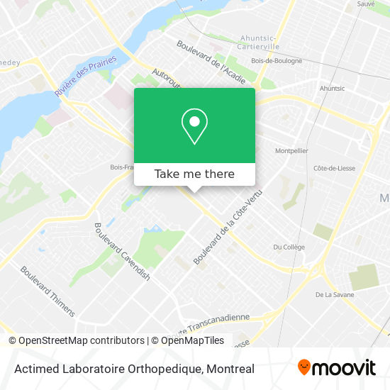 Actimed Laboratoire Orthopedique map