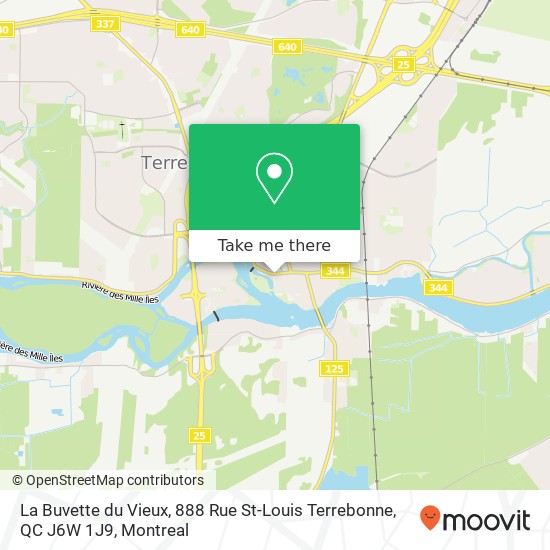 La Buvette du Vieux, 888 Rue St-Louis Terrebonne, QC J6W 1J9 map