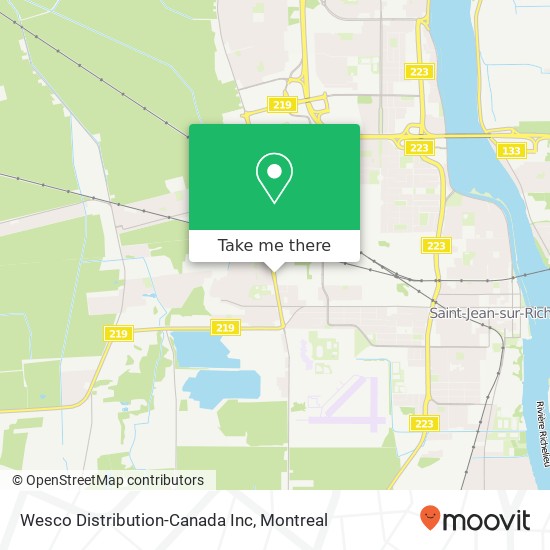 Wesco Distribution-Canada Inc map
