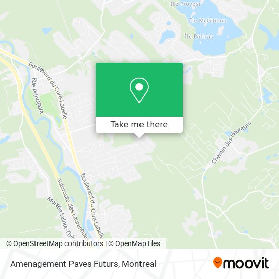 Amenagement Paves Futurs map