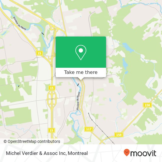 Michel Verdier & Assoc Inc map