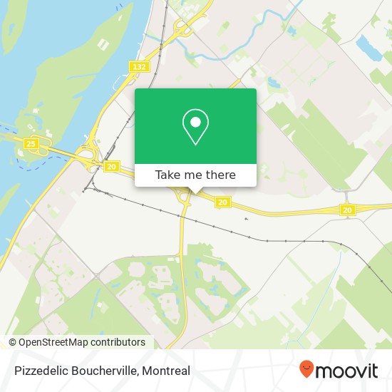 Pizzedelic Boucherville map