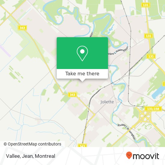 Vallee, Jean map