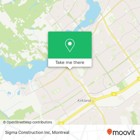 Sigma Construction Inc map