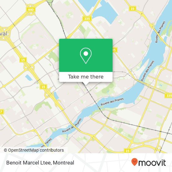 Benoit Marcel Ltee map