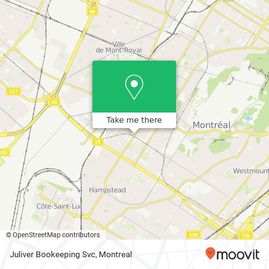 Juliver Bookeeping Svc map