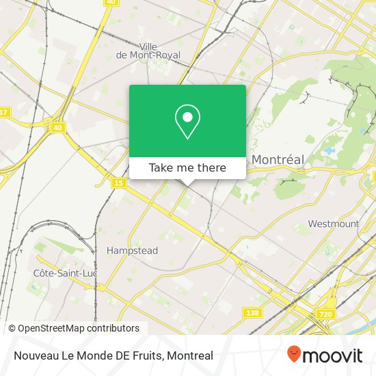 Nouveau Le Monde DE Fruits map