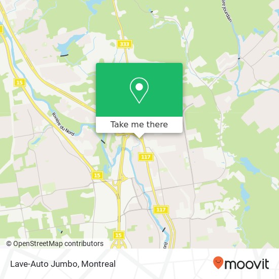 Lave-Auto Jumbo map