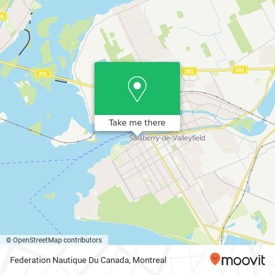 Federation Nautique Du Canada map