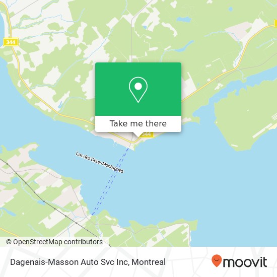 Dagenais-Masson Auto Svc Inc map