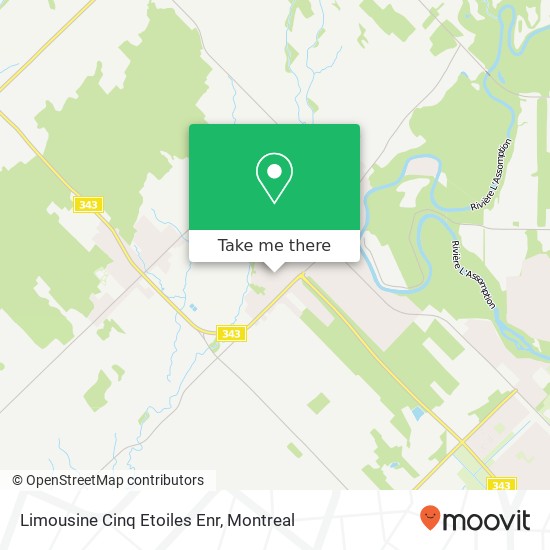 Limousine Cinq Etoiles Enr map