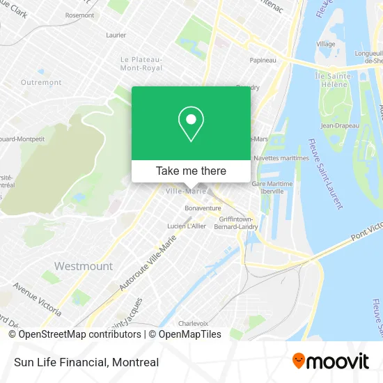 Sun Life Financial map