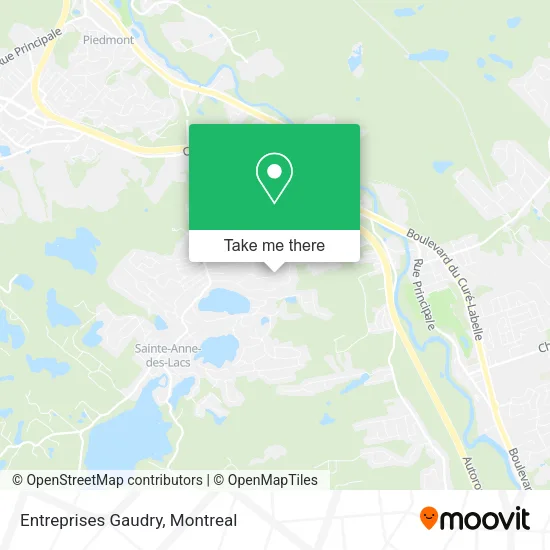 Entreprises Gaudry map