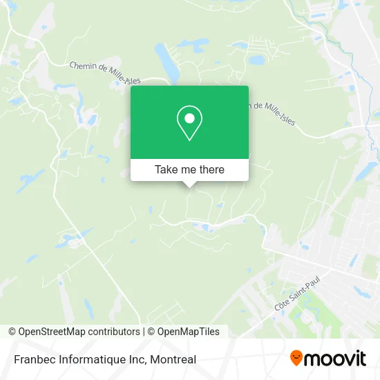 Franbec Informatique Inc map