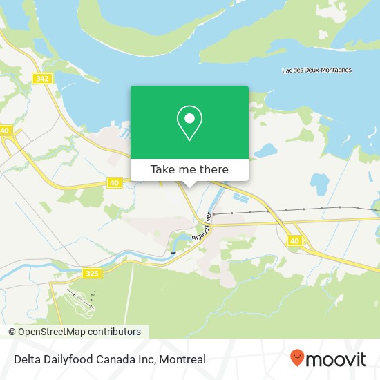 Delta Dailyfood Canada Inc map