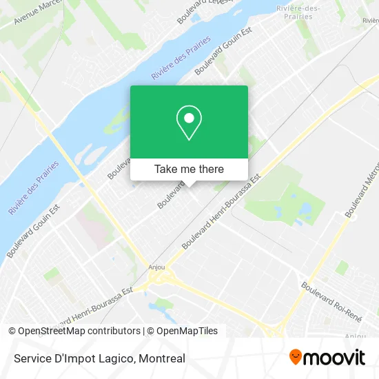 Service D'Impot Lagico map