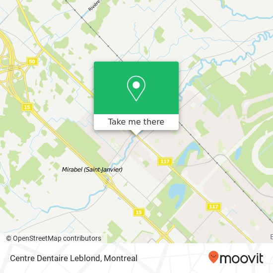 Centre Dentaire Leblond map