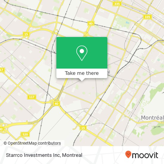 Starrco Investments Inc map