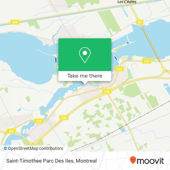 Saint-Timothee Parc Des Iles map