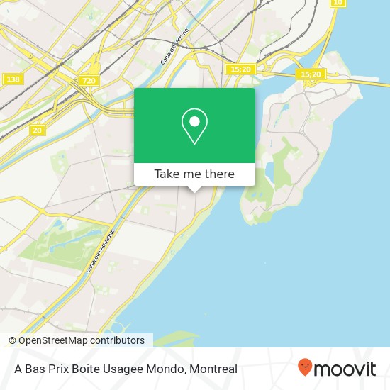 A Bas Prix Boite Usagee Mondo map
