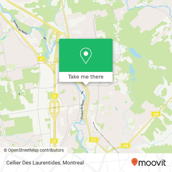 Cellier Des Laurentides map