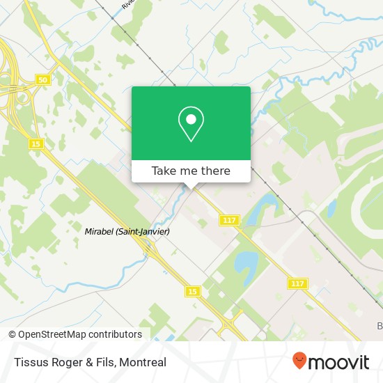 Tissus Roger & Fils map