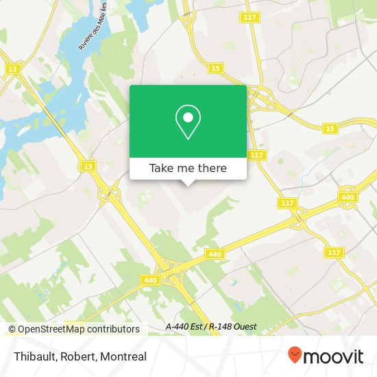 Thibault, Robert map
