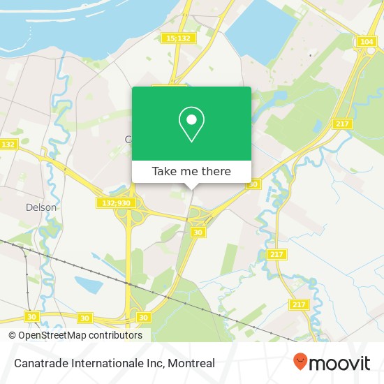 Canatrade Internationale Inc map
