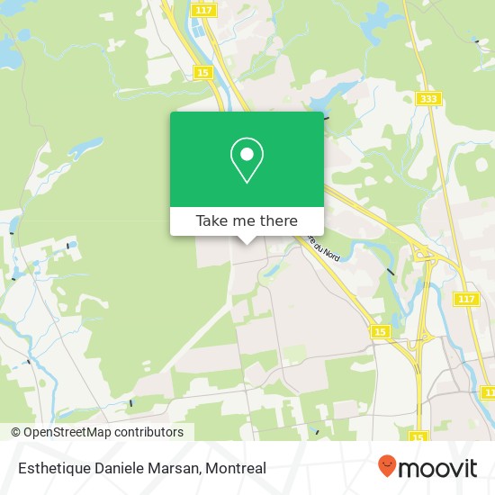 Esthetique Daniele Marsan map