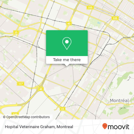 Hopital Veterinaire Graham map