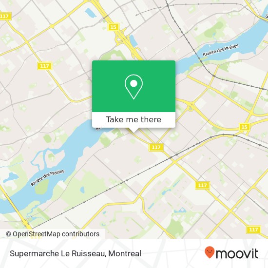 Supermarche Le Ruisseau map
