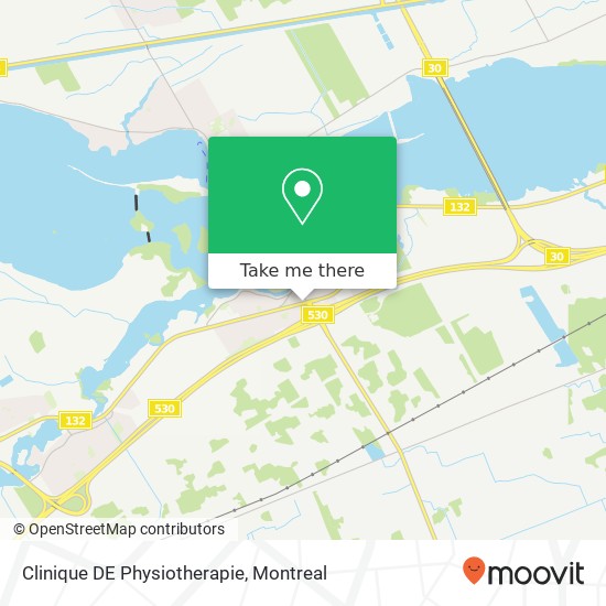 Clinique DE Physiotherapie map