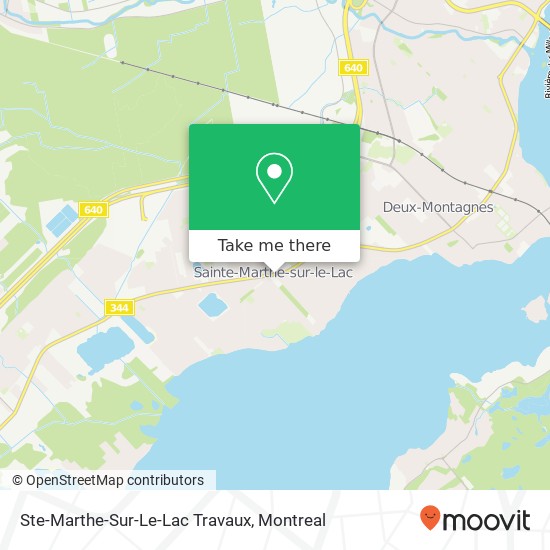 Ste-Marthe-Sur-Le-Lac Travaux map