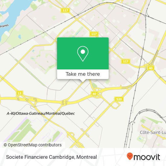 Societe Financiere Cambridge map