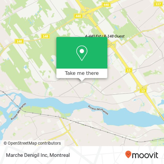 Marche Denigil Inc map
